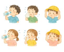 暑さと子供